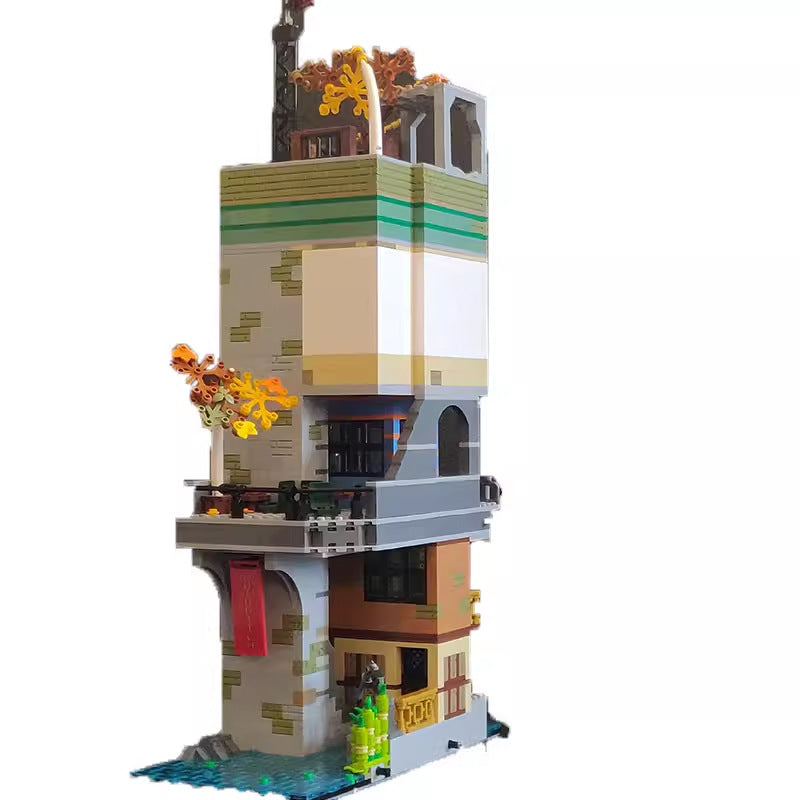 ninjago city observatory building set | moc-122370 - 6
