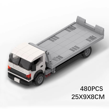 nissan flatbed tow truck building set | moc-94074 - 6