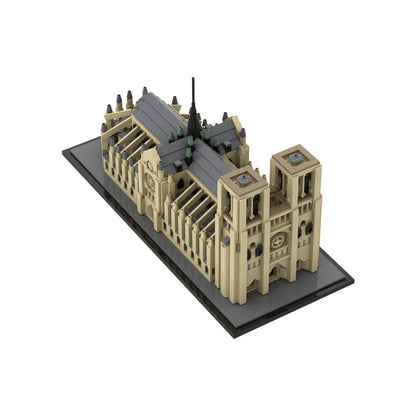 notre dame cathedral building set | lego compatible - 5