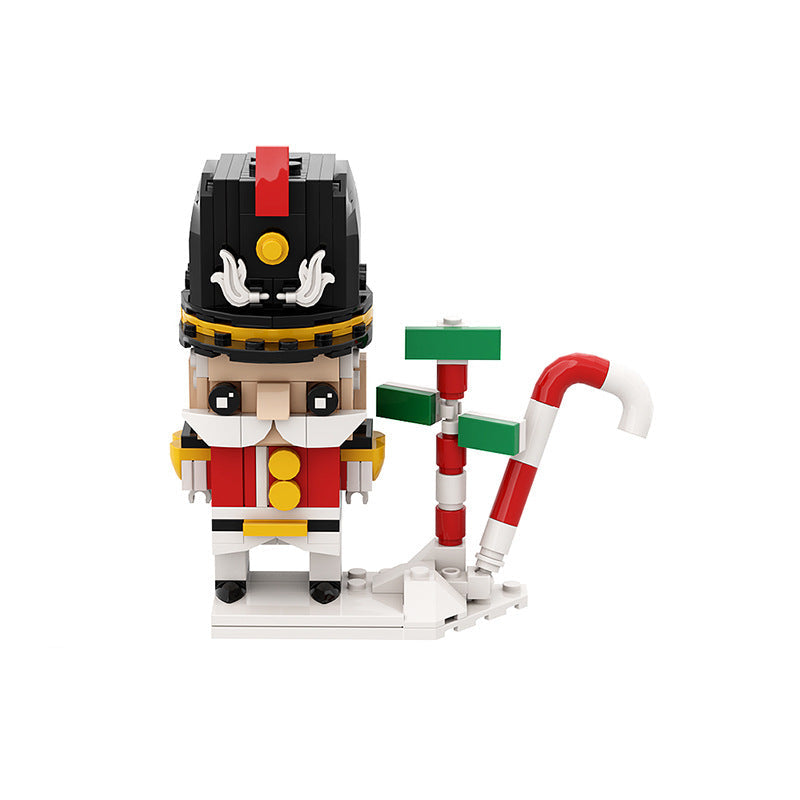 nussknacker brickheadz building set | christmas | lego compatible - 1