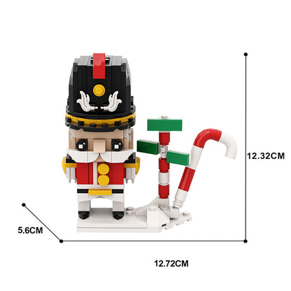 nussknacker brickheadz building set | christmas | lego compatible - 3