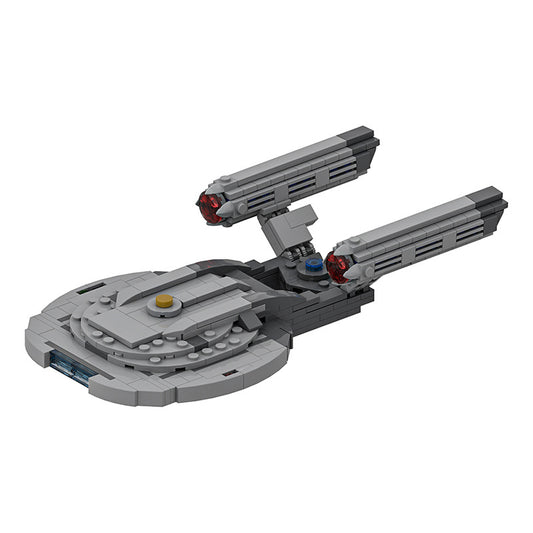 nx-01 enterprise building set | star trek | lego compatible - 2