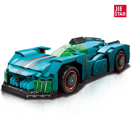 nxe remote control building block car | jiestar 92028 - 4