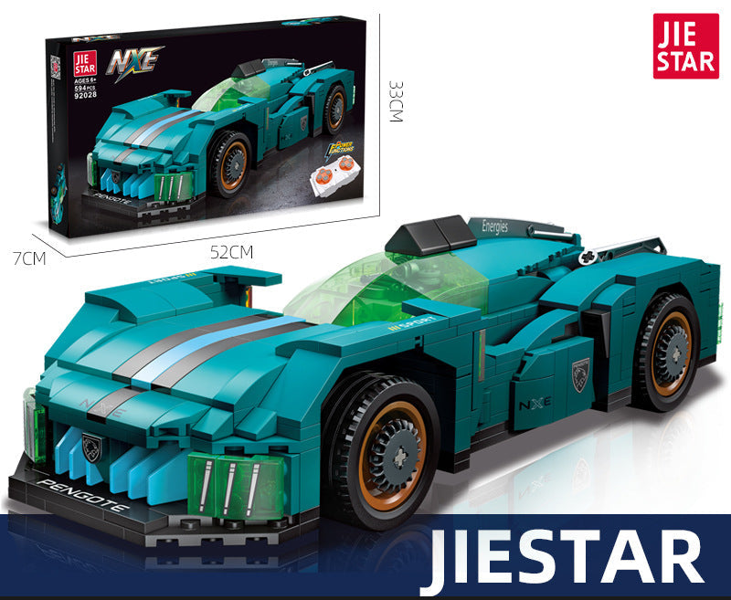 nxe remote control building block car | jiestar 92028 - 5