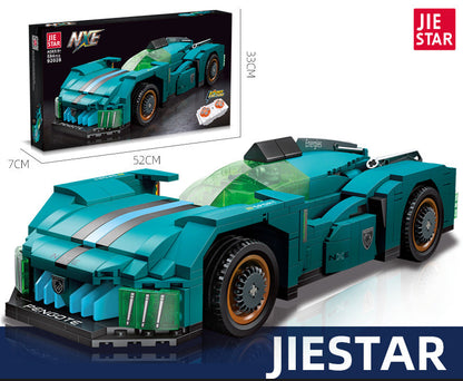 nxe remote control building block car | jiestar 92028 - 5