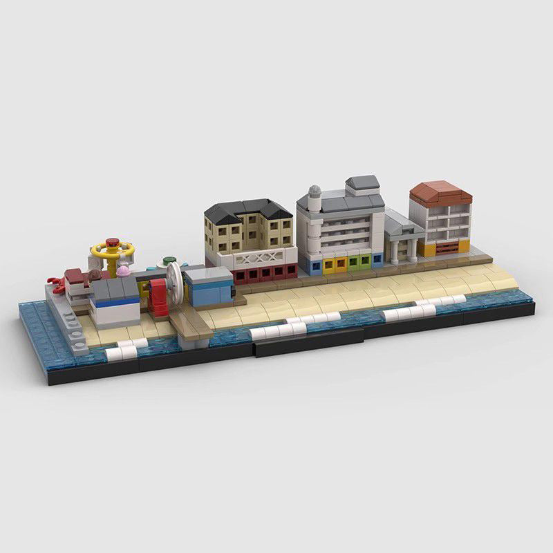 ocean city maryland skyline building set | moc-68037 - 6