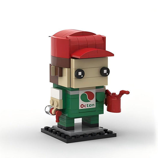 octan guy brickheadz modern version | moc-92777 - 1