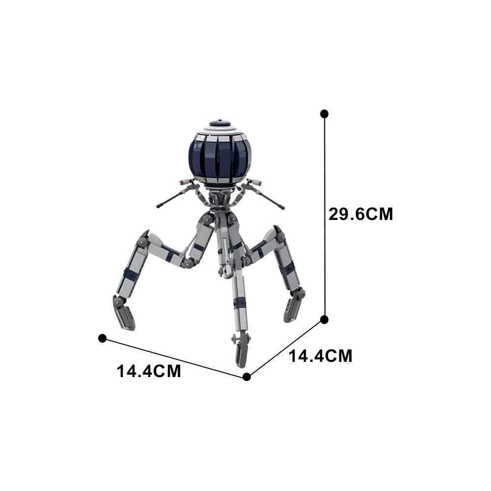 octuptarra tri-droid separatists robot | moc-65366 - 4