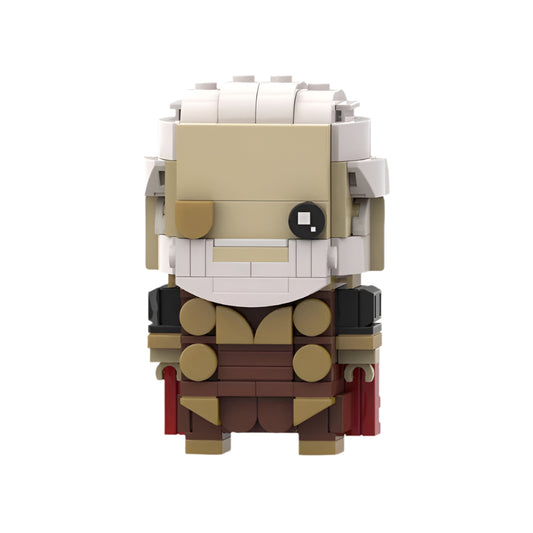 odin brickheadz building set | marvel moc | lego-compatible blocks - 1
