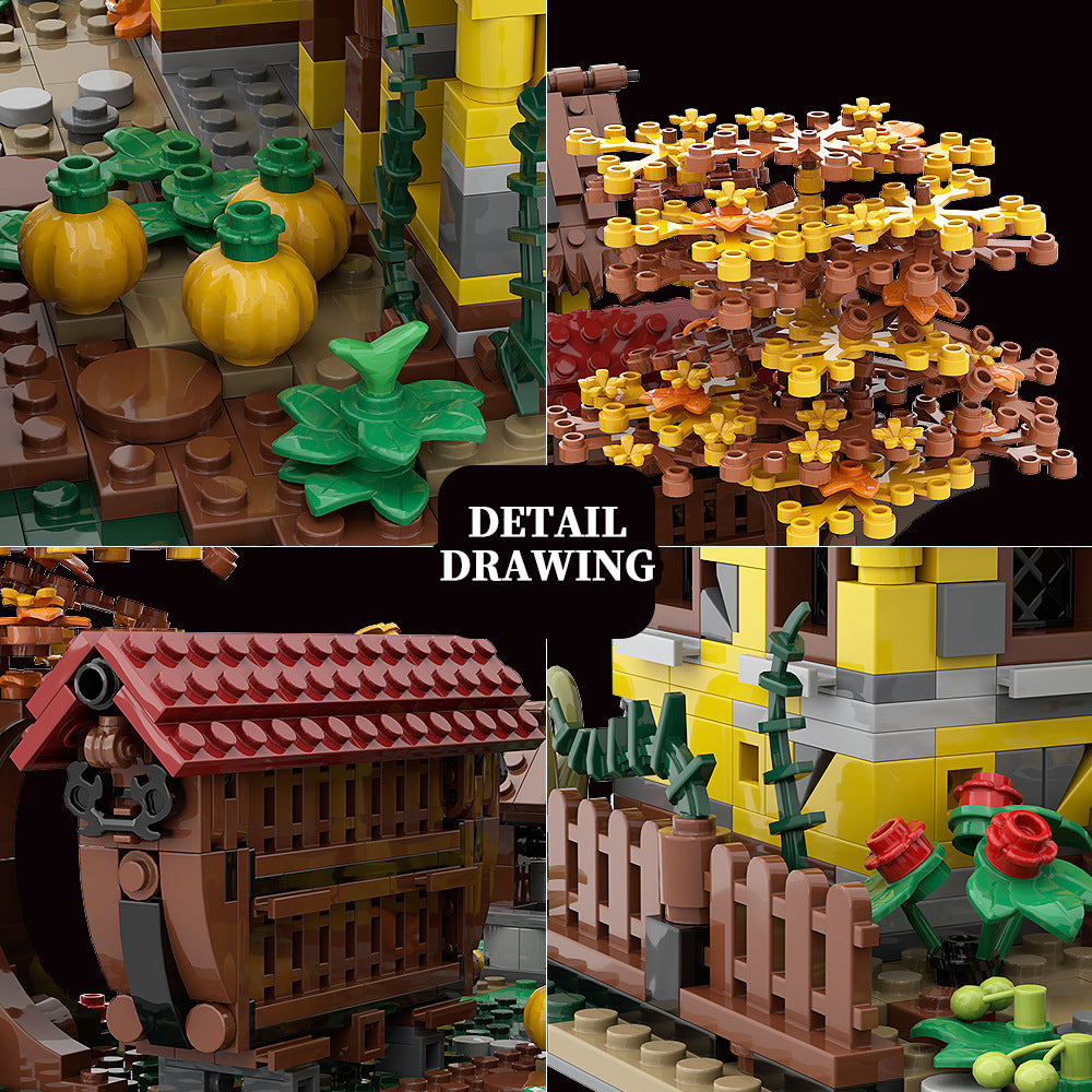 old country house building set | moc-130082 - 2