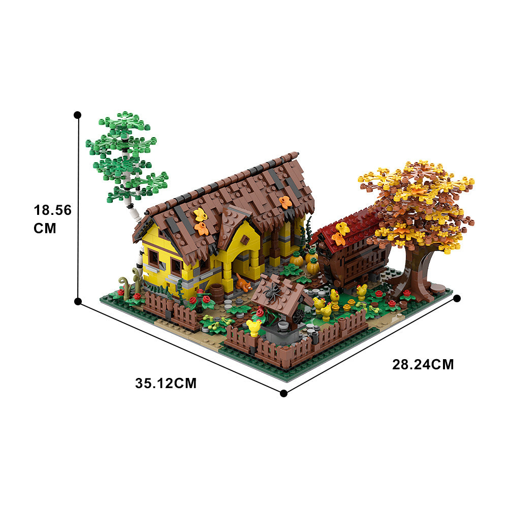 old country house building set | moc-130082 - 4