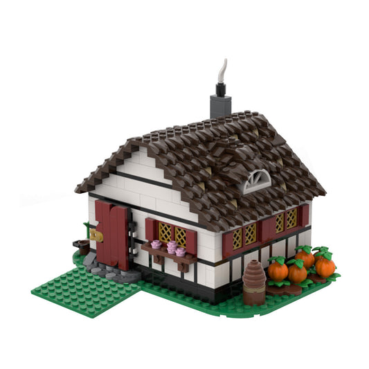 old medieval farmhouse building set | moc-192756 - 2