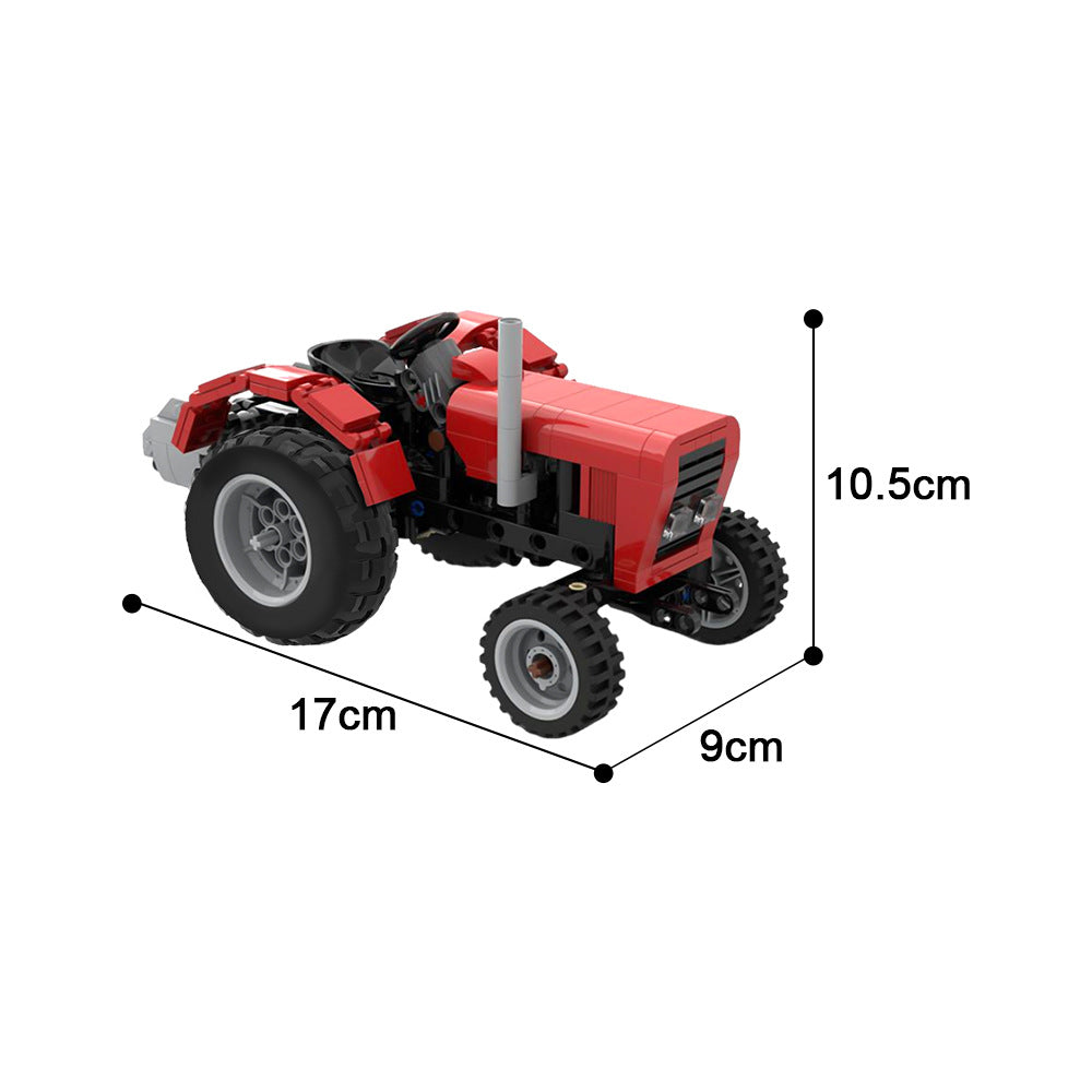 old tractor moc building set | moc-169171 - 3