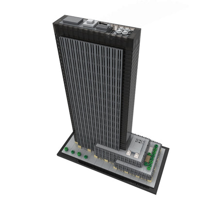 one penn plaza building set | 1:800 scale | moc-156591 - 2