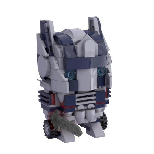 optimus prime brickheadz moc set | lego-compatible | 186 pcs - 3