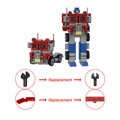 optimus prime mini scale | transformers | moc-168796 - 3