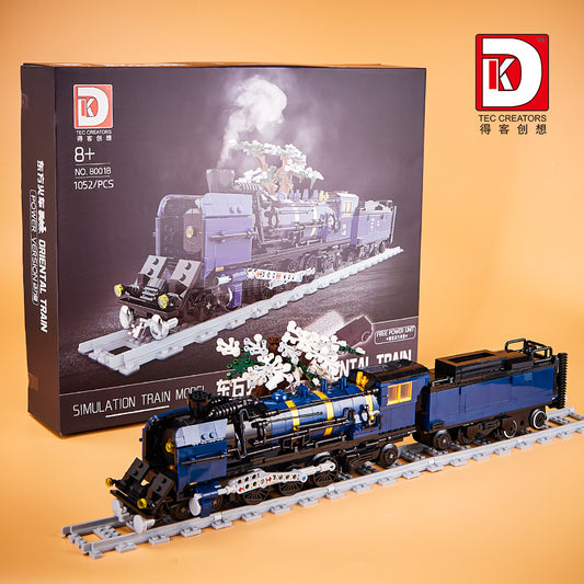 oriental train model with power unit - 1052 pcs | dk 80018 - 1