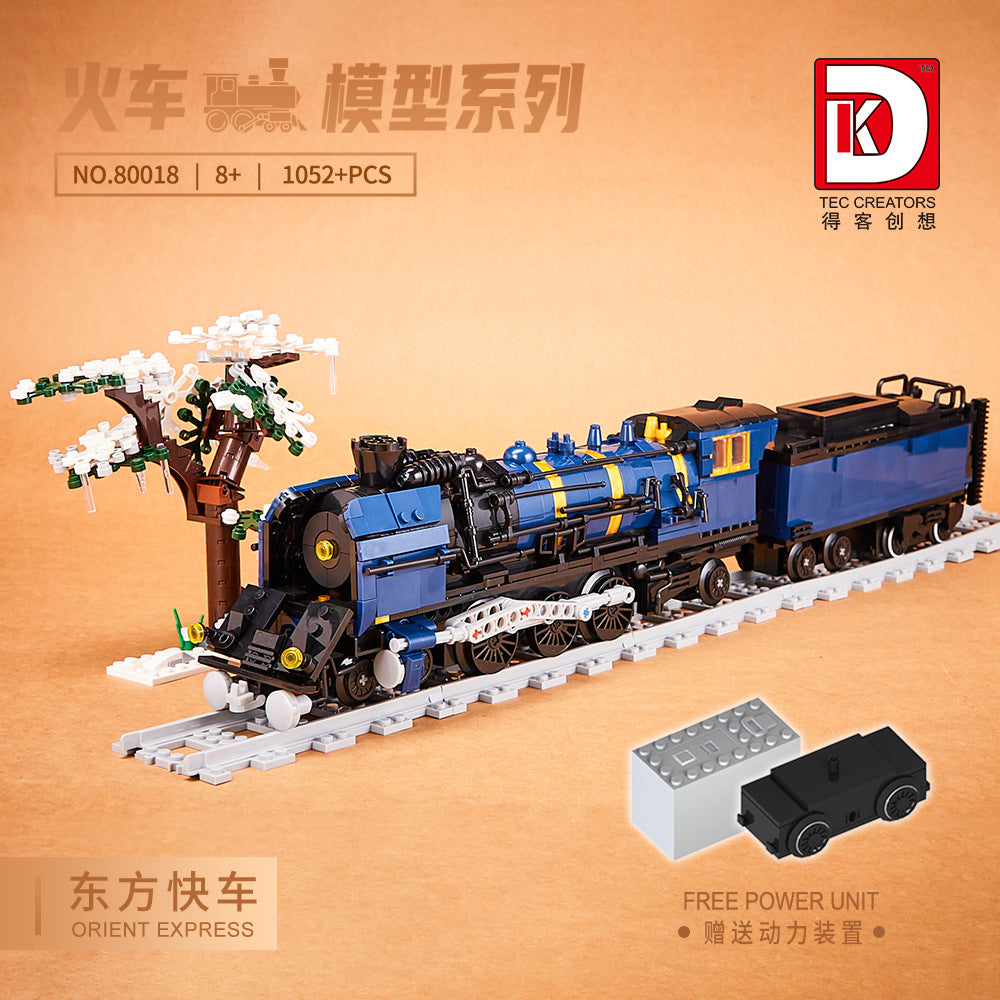 oriental train model with power unit - 1052 pcs | dk 80018 - 2