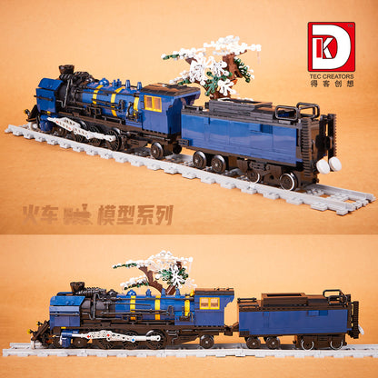 oriental train model with power unit - 1052 pcs | dk 80018 - 3