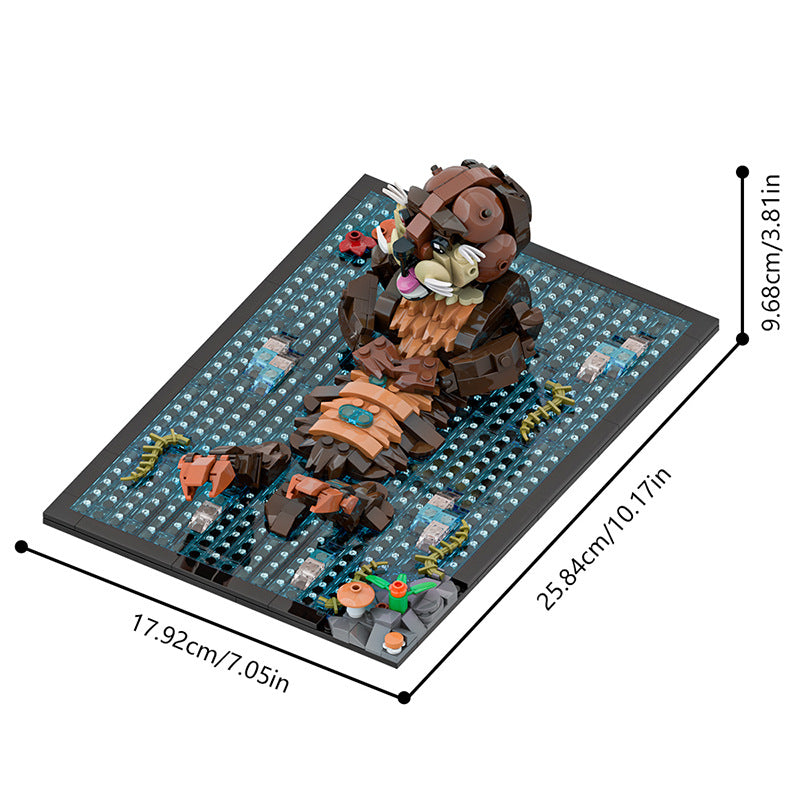 otter building set | lego compatible - 4