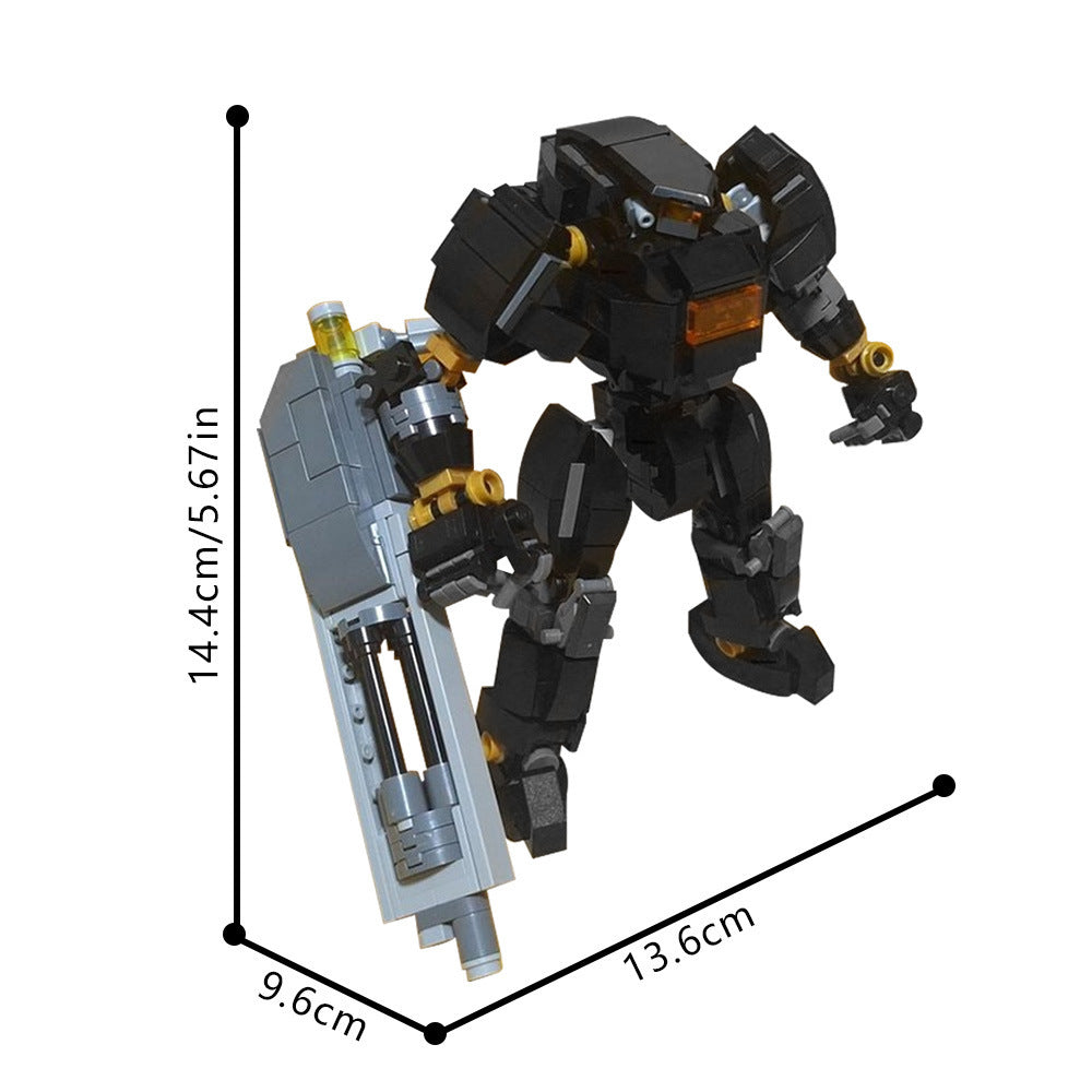 pa-001 marauder power armor building set | moc-205864 - 3