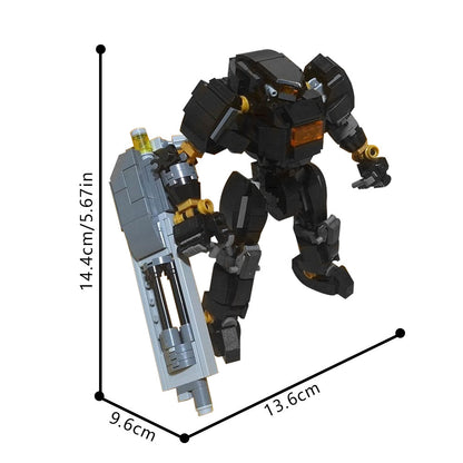 pa-001 marauder power armor building set | moc-205864 - 3