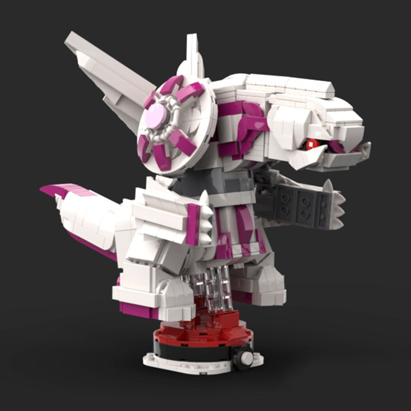 palkia brickheadz building set | pokèmon | moc-112198 - 2