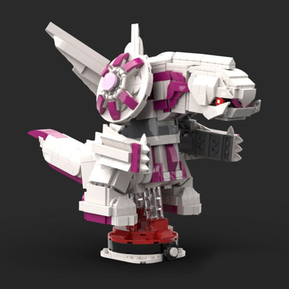 palkia brickheadz building set | pokèmon | moc-112198 - 2