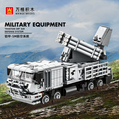 "pantsir-sm"air defense system - building blocks set - wange bricks - 1