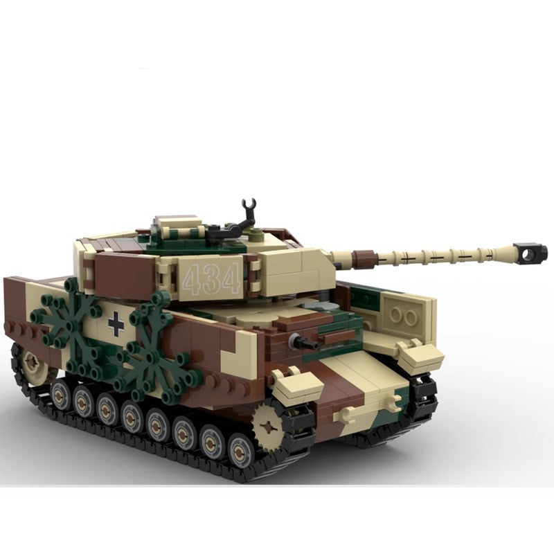 panzer iv ausf h tank building set | moc-67859 - 1