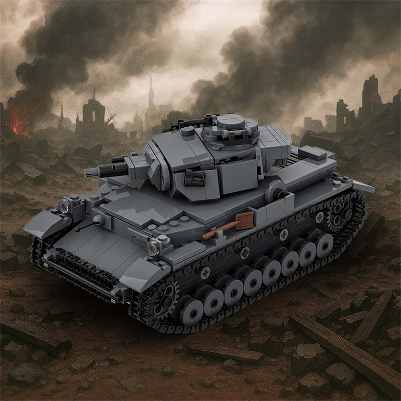 panzer iv d tank building set | moc-204773 - 1