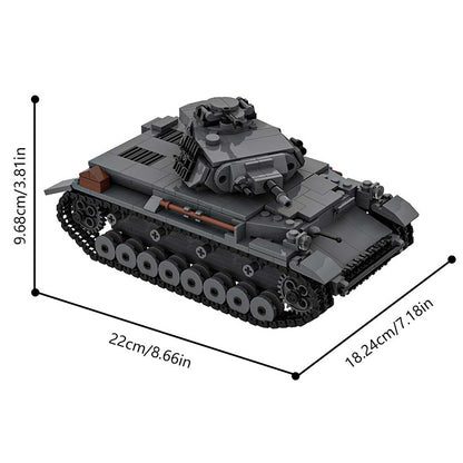 panzer iv d tank building set | moc-204773 - 1