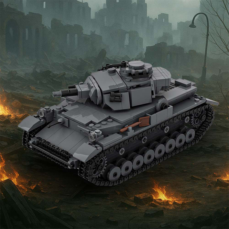 panzer iv d tank building set | moc-204773 - 2