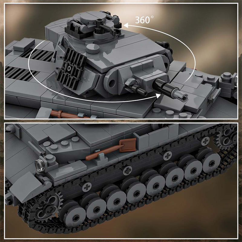 panzer iv d tank building set | moc-204773 - 3
