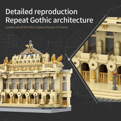 paris opera house – palais garnier building set | lego-compatible - 5