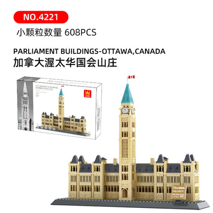 parliament buildings canada - building blocks set - wange 4221 - 3