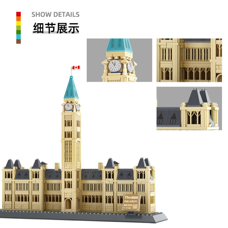 parliament buildings canada - building blocks set - wange 4221 - 6