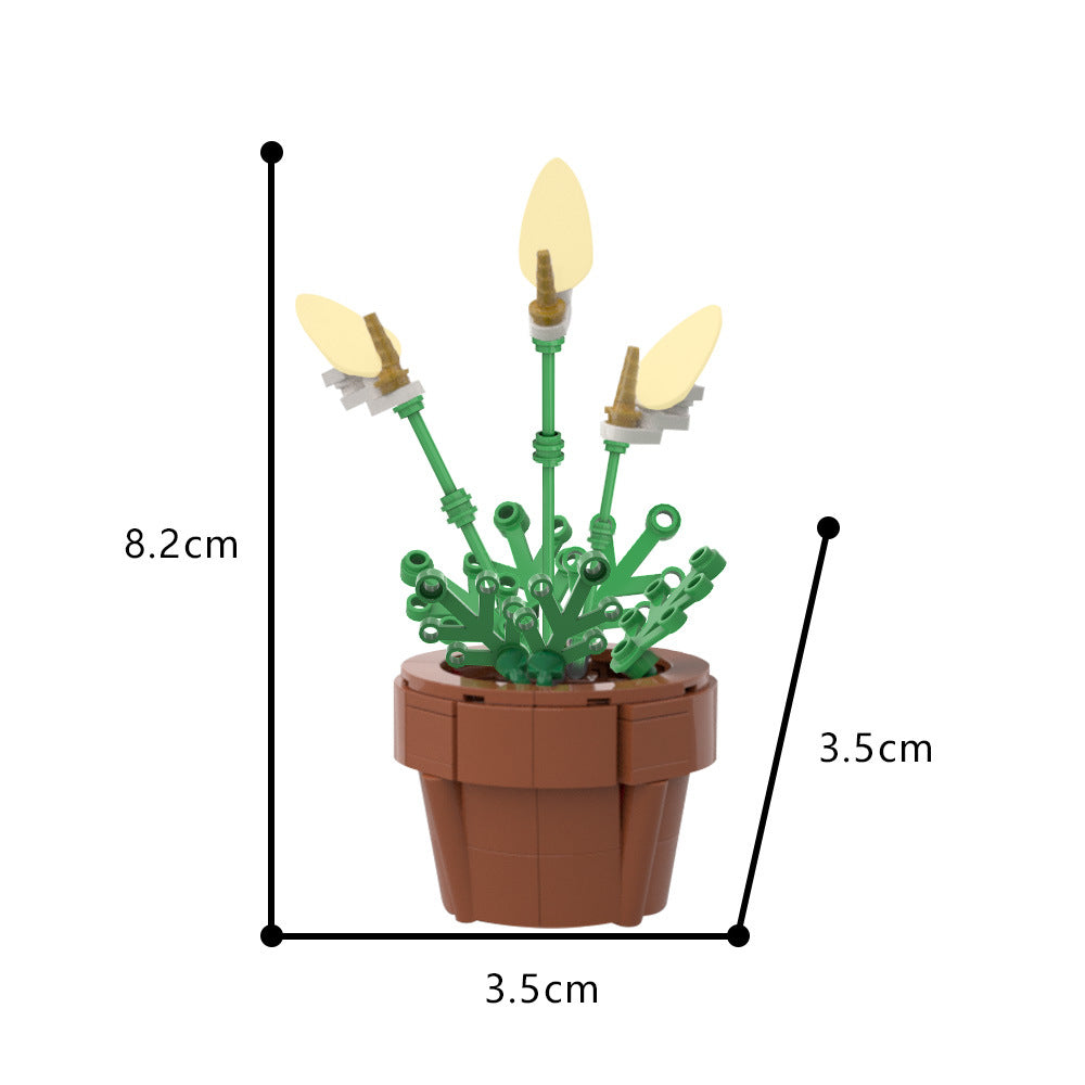 peace lily building set | moc-177947 - 3