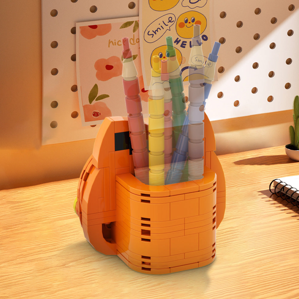 pencil pot building set | garfield | moc-206396 - 6