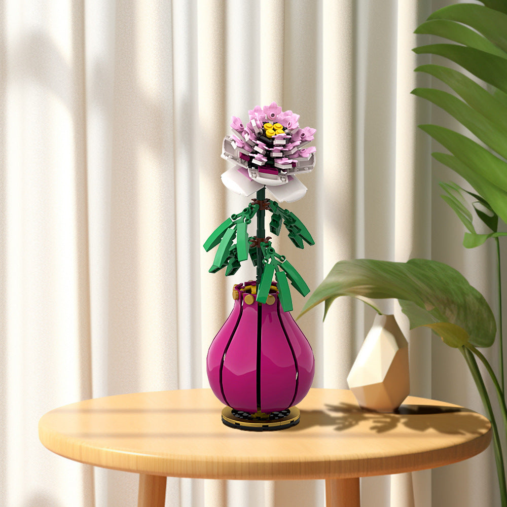 peony flower building set | moc-153192 - 1
