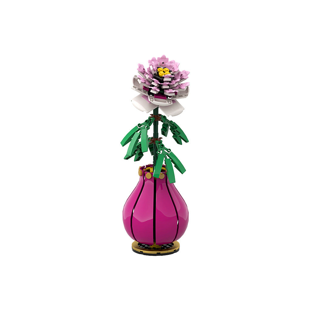 peony flower building set | moc-153192 - 5