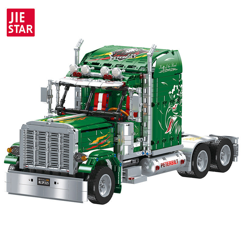 peterbilt 389 collector model - 2626 pcs | jie star 9069 - 4