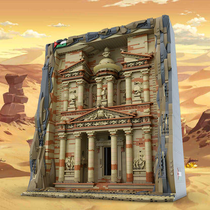 petra - the treasury moc building set | indiana jones | moc-202360 - 1