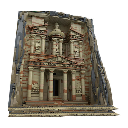 petra - the treasury moc building set | indiana jones | moc-202360 - 3