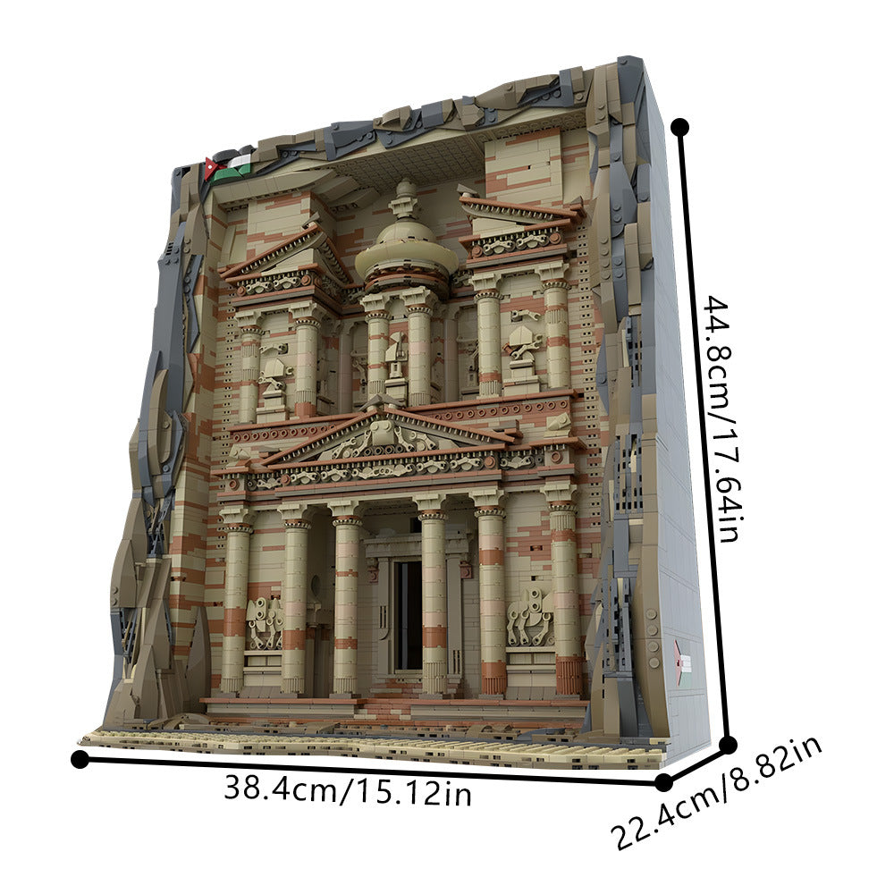 petra - the treasury moc building set | indiana jones | moc-202360 - 4