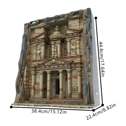 petra - the treasury moc building set | indiana jones | moc-202360 - 4