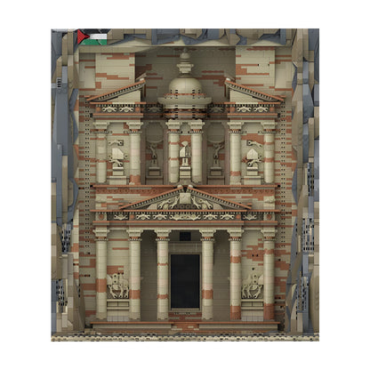 petra - the treasury moc building set | indiana jones | moc-202360 - 5