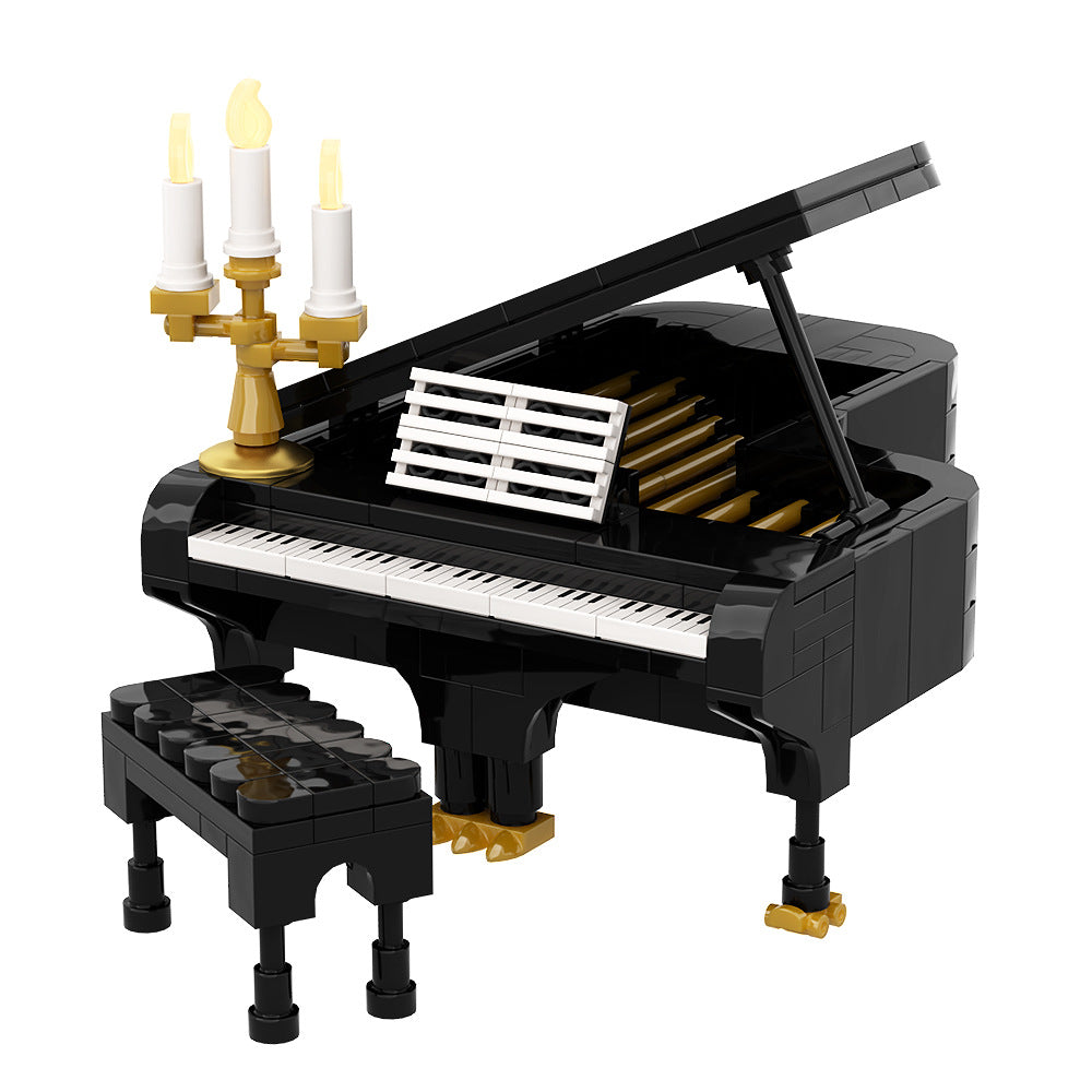 piano moc building set | lego compatible - 4