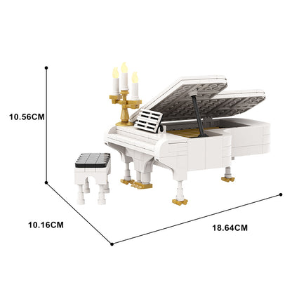 piano moc building set | lego compatible - 5