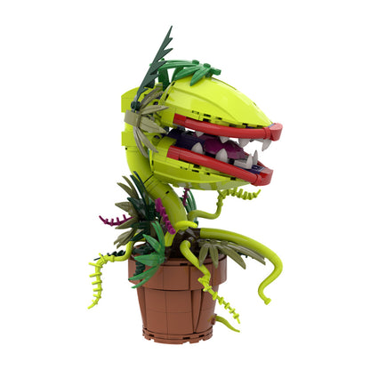 piranha plant moc building set | lego compatible - 2